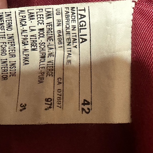 Sisley Italy 🇮🇹 Pink Tweed Coat - Picture 7 of 7